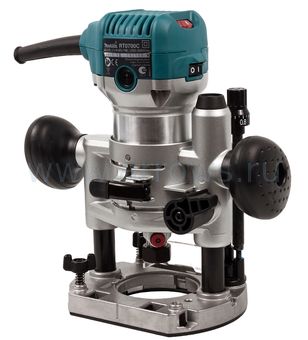 Фрезерная машина MAKITA кромочная RT0700CX2 (710 Вт, цанги 6-8мм,10000-30000об, набор по (RT0700CX2)