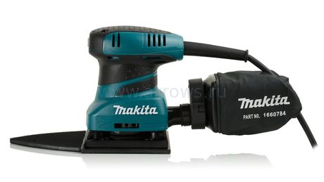 Шлифмашина вибрационная MAKITA BO4565 (200 Вт, трехугольн. 114/102 мм, раб.ход 1,5мм, 1,1кг (BO4565)