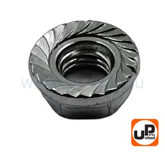 Гайка крепления шины UNITED PARTS M8×1,25 для бензопил HUSQVARNA, Китай (подходит для крепления колес велосипеда)