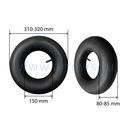 Камера UNITED PARTS для колеса 5.00-6 (садовых тачек)