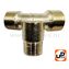 Фитинг-тройник UNITED PARTS для компрессора угловой, резьба внешняя  3/8"×3/8"×1/2"