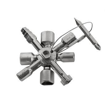 Ключ универсальный КОБАЛЬТ для электрошкафов, HCS, блистер (792-926)