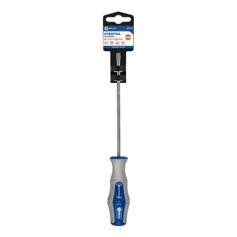 Отвертка Ultra Grip КОБАЛЬТ SL 5,0 х 150 мм, CR-V, двухкомпонентная рукоятка, подвес (646-263)
