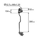 Ось DDE WYZ20 задняя в сборе (2007150)