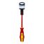 Отвертка диэлектрическая КОБАЛЬТ Ultra Grip SL 5,5 х 125 мм, CR-V, двухкомпонентная рукоятка, подвес (646-454)
