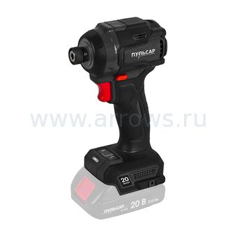 Винтоверт аккумуляторный ударный ПУЛЬСАР ВАУ 20-230Б (20В, 60/120/180/230Нм, без акк и з/у, коробка)