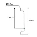 Ось DDE LME3614 задняя (J0090000294R)