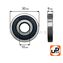 Подшипник шариковый UNITED PARTS 6200-2RS (закрытый)