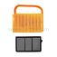 Фильтр воздушный UNITED PARTS для бензореза STIHL TS410/420 набор 2 шт. (основной + предварительный) (аналог 42381404403)