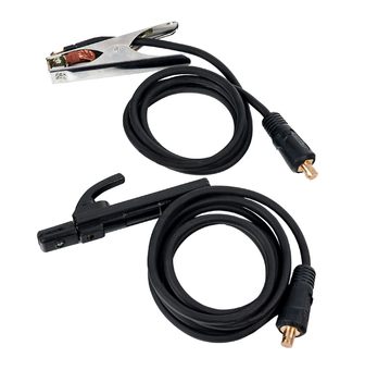 Сварочные провода QUATTRO ELEMENTI KIT-30 до 300 А, держатель, масса, провода 3+2 м, коннекторы TK 35-50