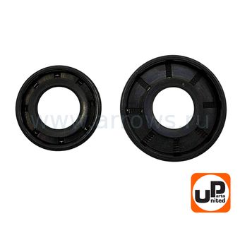 Сальник коленвала UNITED PARTS 35х15х4,5мм + 28х15х4,5мм, для бензопил 45-52 куб.см., набор 2 шт