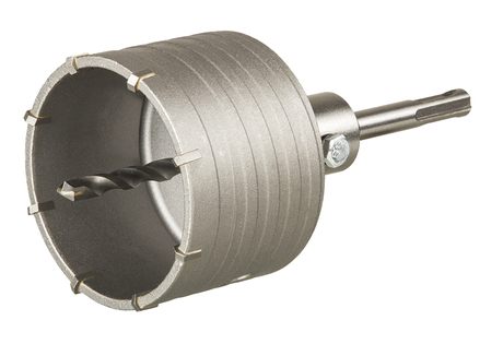 Коронка твердосплавная ПРАКТИКА SDS- Plus ударная 82 мм (1шт.) клипса (035-189)