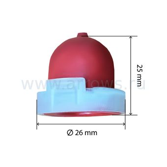 Праймер подкачки топлива UNITED PARTS для газонокосилок B&S (с отверстием) (аналог 594281)