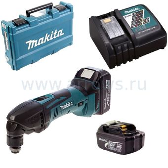 Многофункциональный инструмент аккумуляторный MAKITA DTM50RFE 18 В, 6000-20000 об/мин, 2  (DTM50RFE)