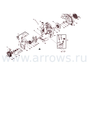 Деталировка Фильтр топливный HUSQVARNA 2036, P350-420 --> 90-0245