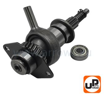 Вал редуктора UNITED PARTS для перфоратора MAKITA HR2470 (с подшипником качения) (аналог 324668-1)
