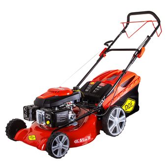 Газонокосилка бензиновая DDE LM 46-60 D (4,5 л.с., 46 см, 25-75 мм, сборник 60 л, самоходная)