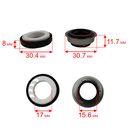 Сальник механический QUATTRO ELEMENTI ELICA800 (мех: Ø31,5мм, Ø16мм, высота 30мм) (кер: Ø30мм, Ø17мм, высота 8мм)