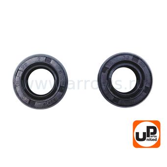 Сальник коленвала UNITED PARTS 22x12x7мм, для STIHL FS38-73 KM55 SH55/SH, набор 2шт (аналог 96390031230)