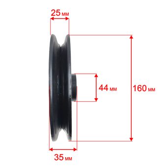 Шкив ведущий DDE SC 51 скарификатора (909-150-085)