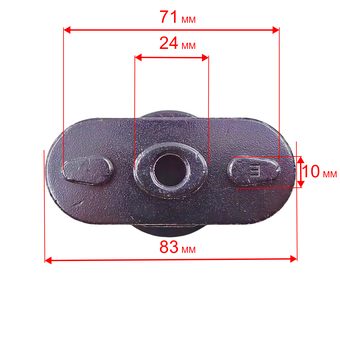 Адаптер ножа DDE WYZ22-1, LM 53-75 DB  ( " Рапсодия " ) нового образца -> 791-943-052