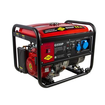Генератор бензиновый DDE G550P (1ф, 5,0/5,5/9,4 кВт, 25 л, 13 л.с.)