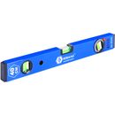 Уровень строительный КОБАЛЬТ Комфорт, МАГНИТНЫЙ 400 мм, профиль 20 x 49 мм, 3 глазка из них 1 поворотный, точность 1 мм/м (243-042)