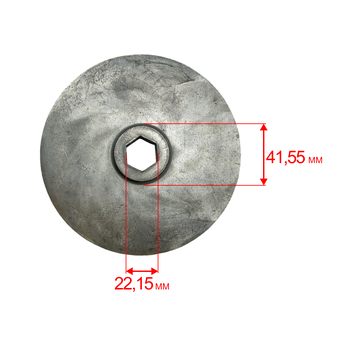 Крыльчатка помпы DDE PH50-80 №1