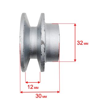 Шкив ведущий DDE V 600 II - 65HPR " Мустанг-2M ", посадка 19,05 мм