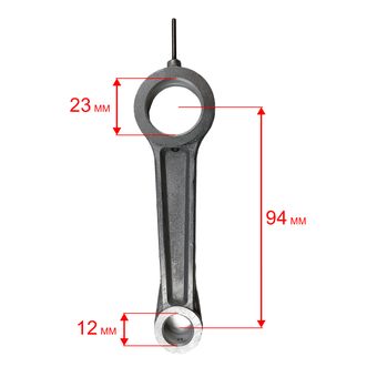 Шатун QUATTRO ELEMENTI KM 24/50-260 под поршеной палец 12 мм (248-481-01512)