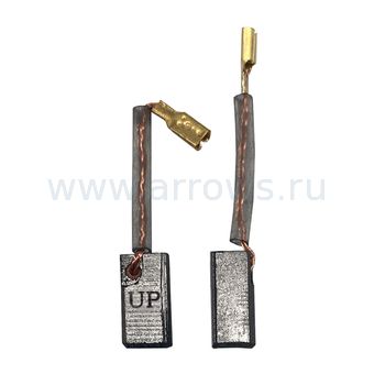 Щетка графитовая UNITED PARTS для HITACHI (аналог 999005 / 999067)  6,5х7,5х14мм