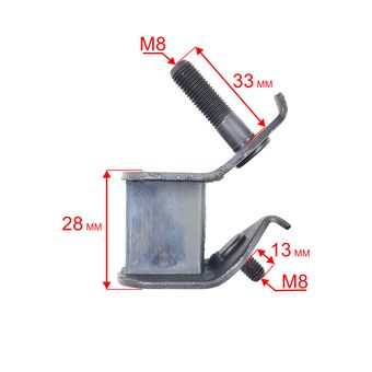 Подушка-опора DDE для генератора G220, G260, G300 (правая сторона) (виброопора) --> 90-0618