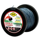 Корд триммерный DDE "Steel rod line" (крест витой армированный, диаметр 2,0 мм, длина 120 м)