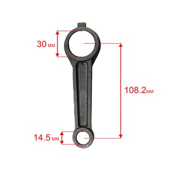 Шатун QUATTRO ELEMENTI BW-470-60 L=149мм, Ø14,7мм, Ø30мм (770-292-026)