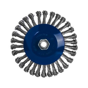 Кордщетка для МШУ радиальная с наклоном витая ПРАКТИКА 175 мм М14