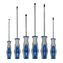 Набор отверток КОБАЛЬТ Ultra Grip, 6 ШТ: РН1, РН2, SL4, SL5, SL6, SL7, CR-V, блистер (646-669)