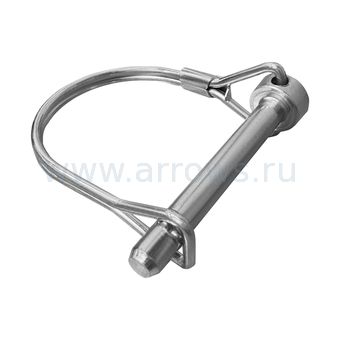 Штифт стопорный фрез, колес, шнеков UNITED PARTS (Ø6мм, длина 51мм) для культиватора, снегоотбрасывателя, мотобура (универсальный)