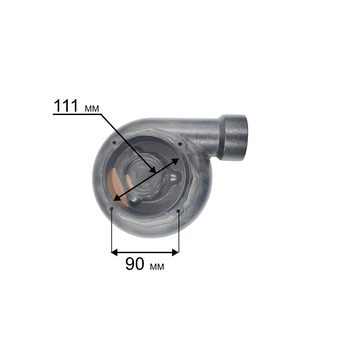Корпус насоса водяного QUATTRO ELEMENTI Sewage 1100F Ci-Cut (до 2020г.)