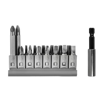 Набор бит ПРАКТИКА "Мастер" 16шт PH, PZ, Torx Tamper, HEX, SL - 25мм, PH, PZ - 50мм,