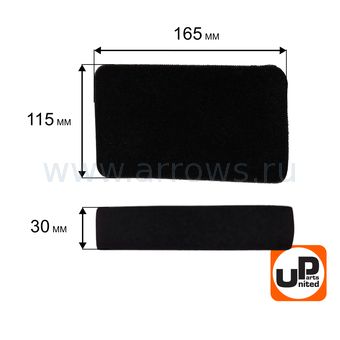 Фильтр воздушный UNITED PARTS для двигателя 173/177/182/188/190/192F, HONDA GX240/270/340/390 (паралоновый) (аналог 17211-899-000)
