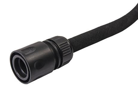 Шланг для воды сочащийся QUATTRO ELEMENTI 1/2", 15 метров,  микропористый, с фитингами (241-222)