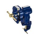 Тиски слесарные КОБАЛЬТ чугунные, НАСТОЛЬНЫЕ, шир. губок 63 мм, захват 58 мм, 4 кг, с наковальней, с пов. в 2-х плоск-х, коробка (910-010)