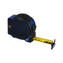 Рулетка КОБАЛЬТ УЛЬТРА 8м х 25мм, ОКНО ДЛЯ ЗАПИСЕЙ, пласт.корпус, усил.стопор, нейл.покр.ленты 0.12 мм, усил. магнит, блист.подвес (924-061)