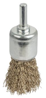Кордщетка для дрели кистеобразная мягкая ПРАКТИКА 22 мм, хвост 6 мм (773-439)