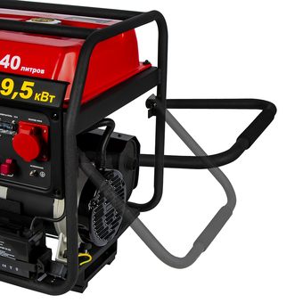 Генератор бензиновый DDE G950E3 (1+3ф, 9/9,5/15 кВт, 40 л, эл стартер, подготовка ATS, трансп. устр)