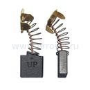 Щетка графитовая UNITED PARTS для MAKITA СВ-204 (аналог 191957-7)  7х18х16,4мм АВТОСТОП