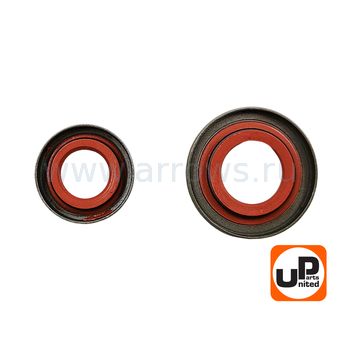 Сальник коленвала UNITED PARTS 29,6х15х4мм + 22х12х5,1мм, для STIHL 260-360 компл 2шт (аналог 96400031600 / 96400031190)