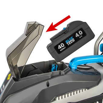 Газонокосилка аккумуляторная DDE BlueTech LMB 3340 (33 см, 25 - 70 мм, сборник 40л, без ЗУ и АКБ)