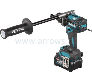 Дрель аккумуляторная ударная MAKITA HP001GD201 (40V, 140Нм, 2акб 2,5Ач, кейс)