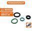 Ремкомплект UNITED PARTS для BOSCH GBH2-26 (комплект 4 кольца)